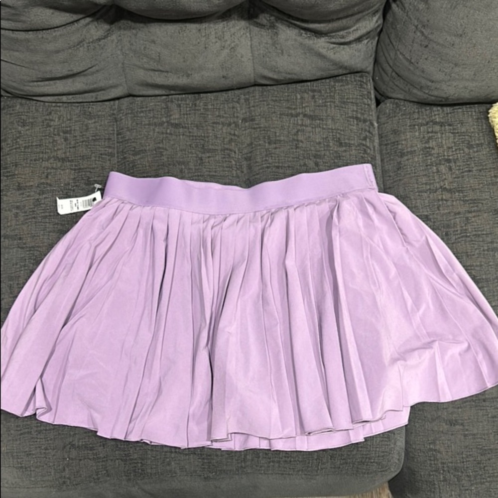 Lavender Pleated Women's Skirt